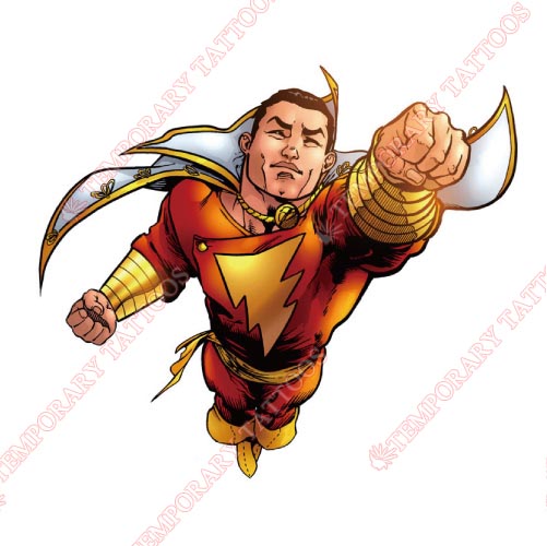 Captain Marvel Customize Temporary Tattoos Stickers NO.5856
